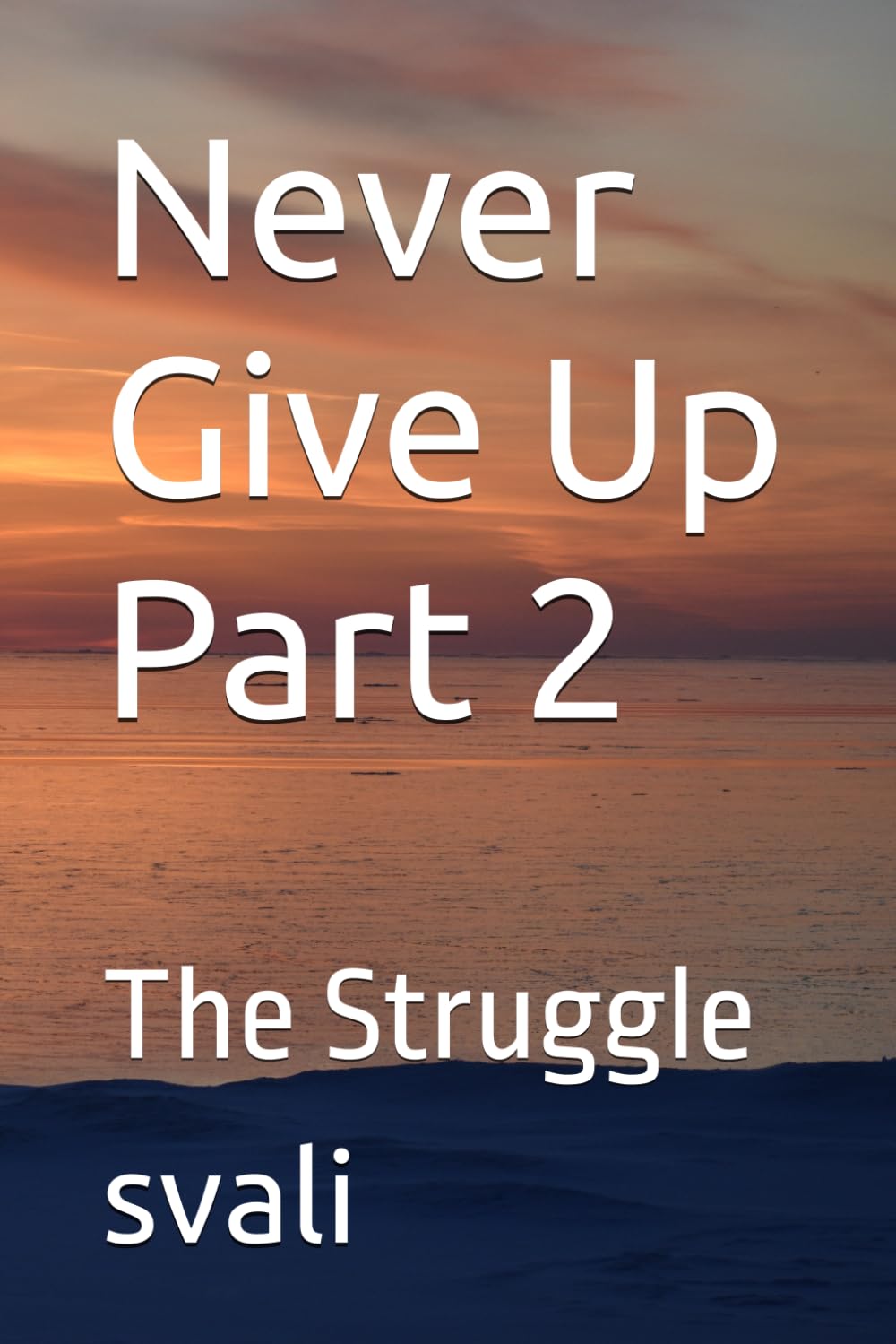 Never Give Up Part 2: The Struggle book by SureShot Books Publishing LLC, front cover facing forward
