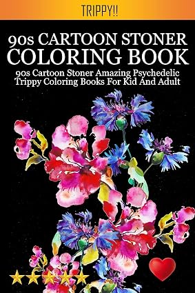 90s Cartoon Stoner Coloring Book