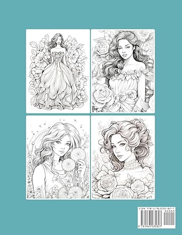 Floral woman coloring book for inmates Paperback - SureShot Books Publishing LLC