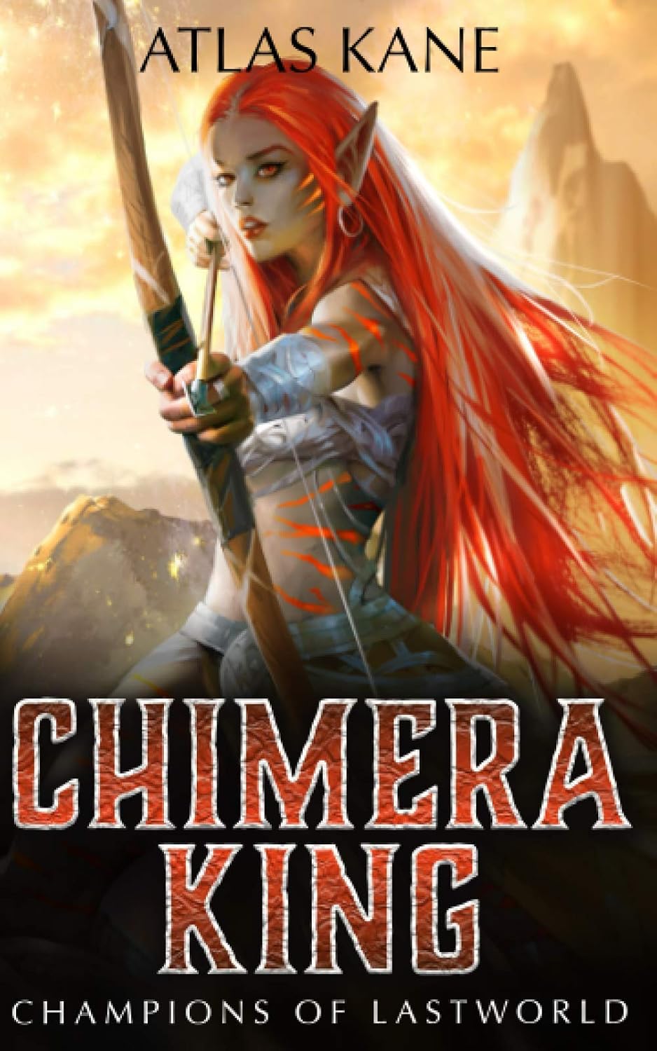 Cover image of Chimera King 2: Champions of Last World, a fantasy novel by SureShot Books Publishing LLC featuring a mythical creature.