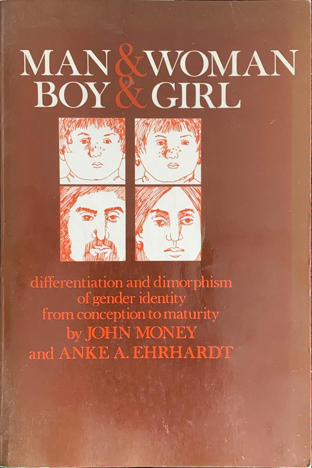 Man and Woman, Boy and Girl book cover about gender identity differentiation and dimorphism from conception to maturity
