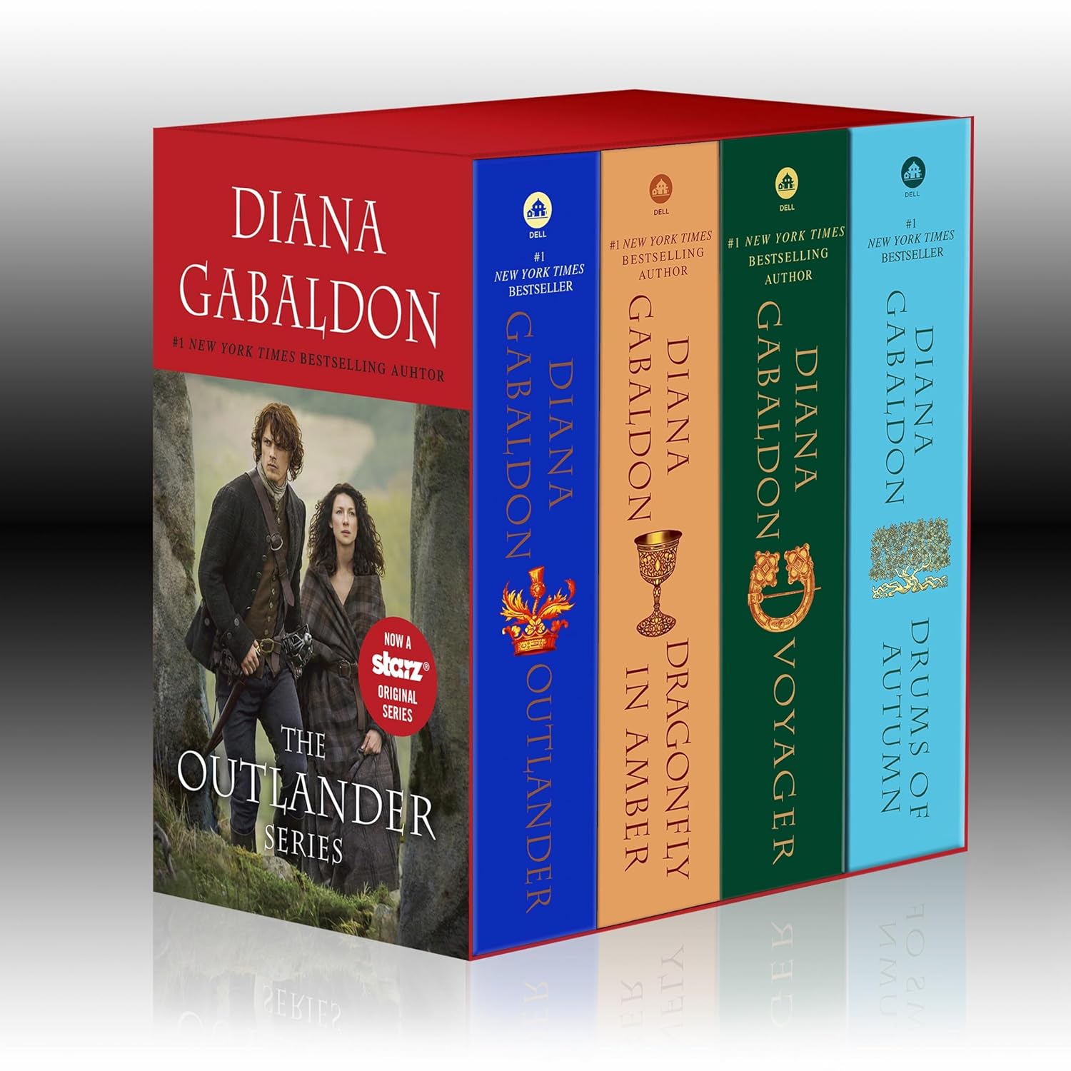 Outlander Boxed Set: Outlander, Dragonfly in Amber, Voyager, Drums of Autumn Boxed Set Dell