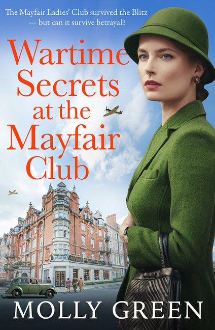 Paperback book titled Wartime Secrets at the Mayfair Club by Avon Books, featuring a vintage-inspired cover design.