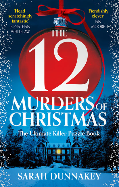 Paperback of The Twelve Murders of Christmas by Avon Books, featuring a festive holiday-themed cover with Christmas imagery.
