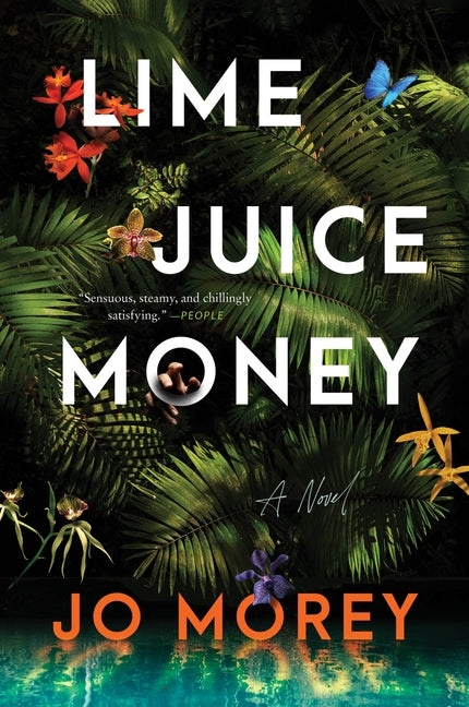 Paperback of Lime Juice Money book by Harper Perennial, showcasing the cover with colorful design and title text.
