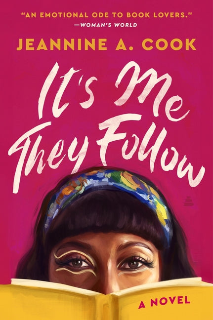 Paperback book titled "It's Me They Follow" by Amistad Press, showing the cover with title and author details.