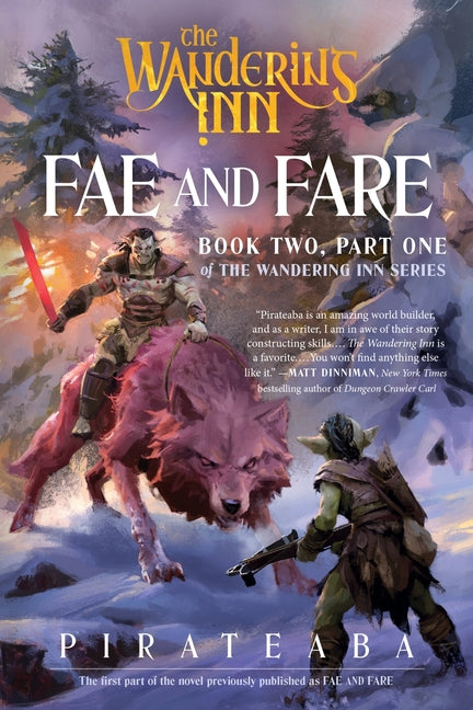 Paperback of Fae and Fare: Book Two, Part One of the Wandering Inn Series by Harper Voyager, featuring fantasy-themed cover art.