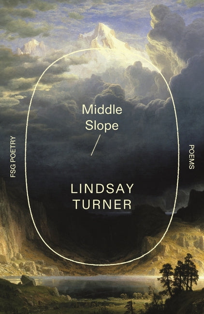 Paperback of Middle Slope: Poems by Farrar, Straus and Giroux, showing the front cover with title and author details.