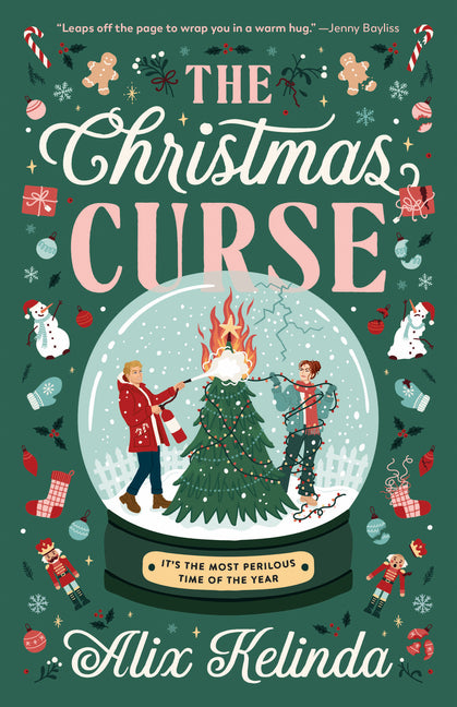 Paperback of The Christmas Curse book by Doubleday Canada, showing the cover with holiday-themed artwork.