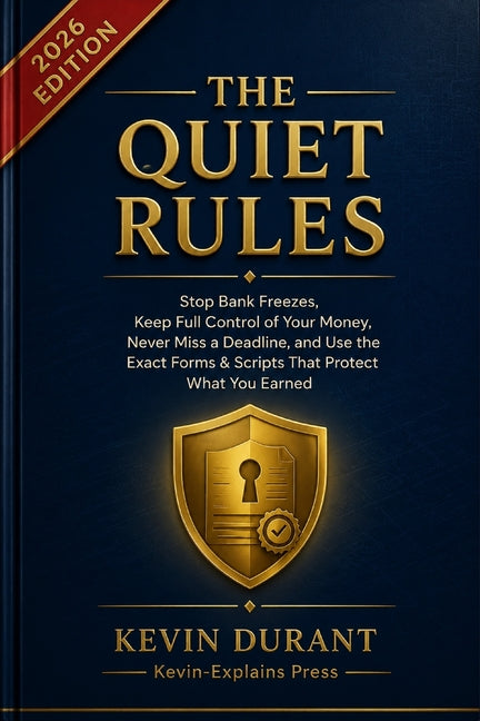 Paperback of The Quiet Rules by Kevin Explains, featuring the book cover with title and author details.