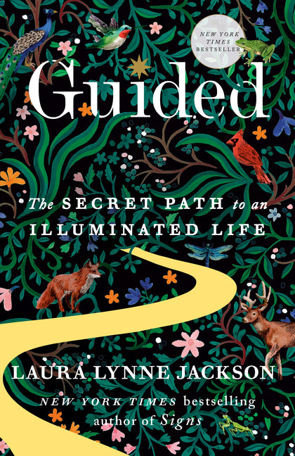 Paperback book titled "Guided: The Secret Path to an Illuminated Life" by Dial Press, featuring a colorful cover with abstract artwork.