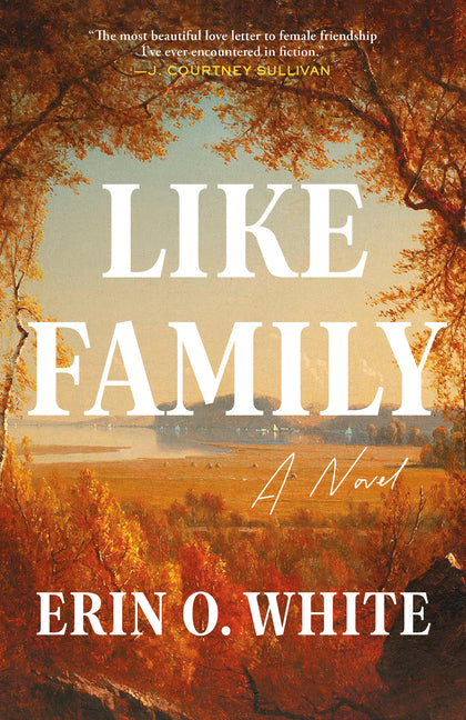 Paperback book titled "Like Family" by Dial Press, featuring a cover with warm, inviting design and clear title text.