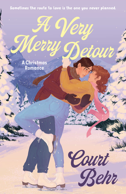 Paperback of A Very Merry Detour: A Christmas Romance by Dial Press, featuring festive holiday-themed cover art.