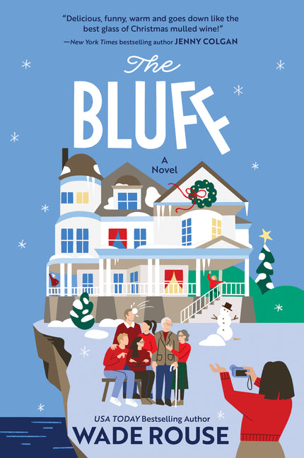 Paperback copy of The Bluff novel by Mira Books, showing the front cover with title and author details.