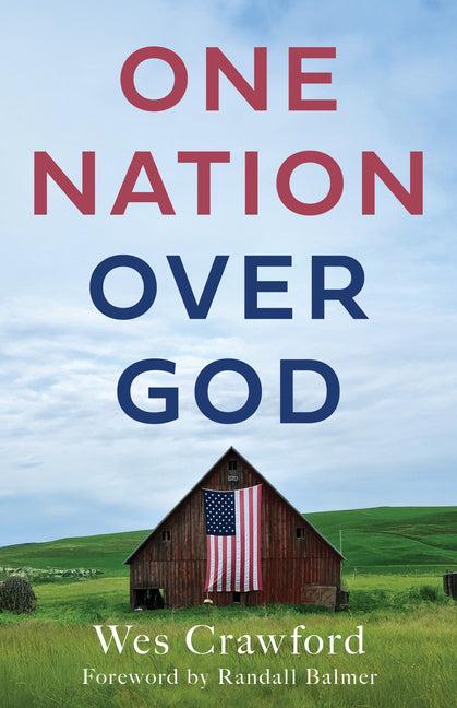 Paperback titled "One Nation Over God" by William B. Eerdmans Publishing Company, featuring a cover with patriotic and religious imagery.