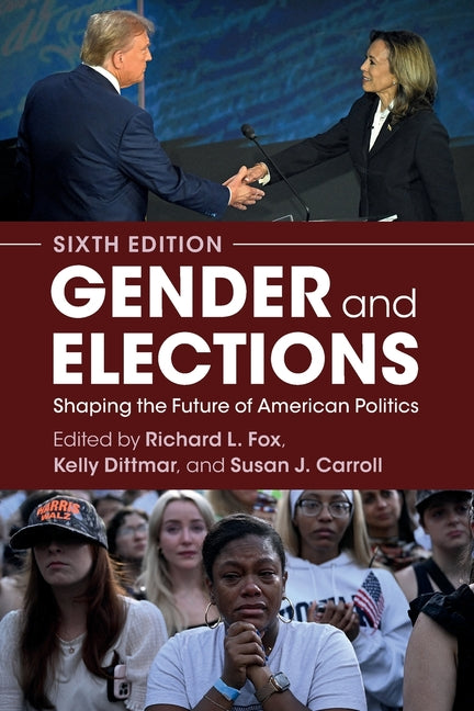 Paperback book titled "Gender and Elections" by Cambridge University Press, focusing on American political gender dynamics.