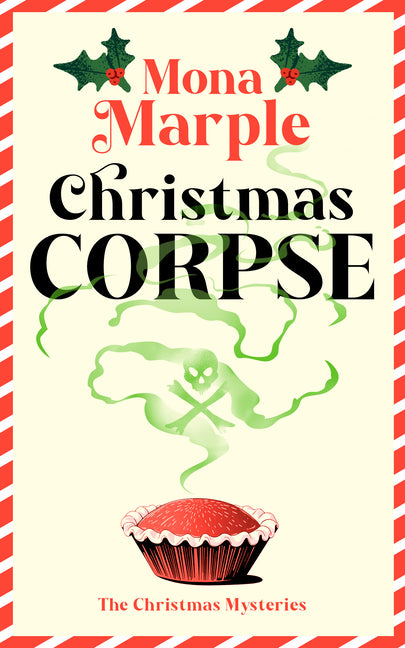 Paperback of Christmas Corpse cozy mystery set in winter wonderland, by Vinci Books Ltd, featuring festive holiday-themed cover art.