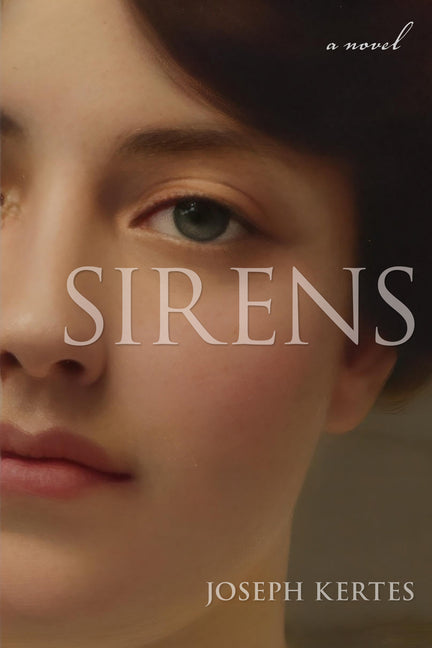 Paperback copy of the novel Sirens by Stonehewer Books, showing the front cover with vibrant artwork and title.