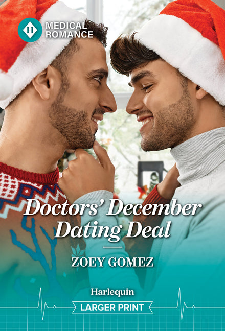 Mass market paperback of "Doctors' December Dating Deal" by Harlequin Medical Romance, featuring a romantic cover image.