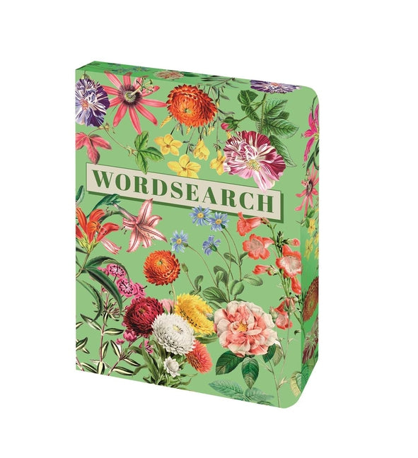 Paperback wordsearch puzzle book by Sirius Entertainment with colorful pages and various word search grids.