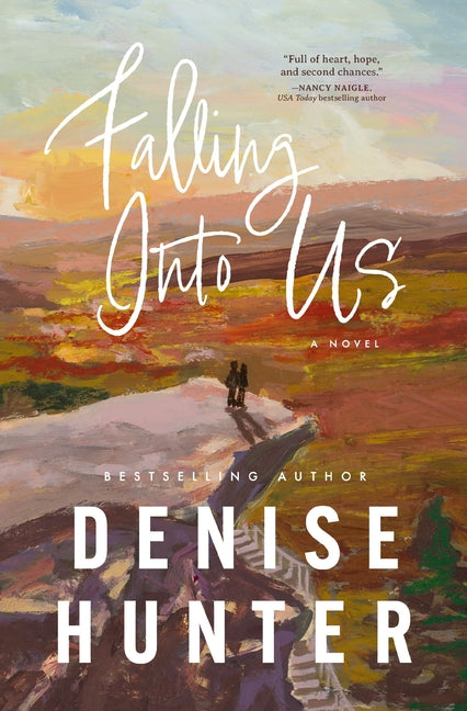 Paperback of Falling Into Us contemporary romance novel by Thomas Nelson, featuring a warm, heartfelt cover design.