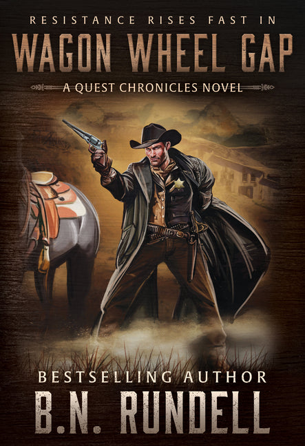 Paperback of The Wagon Wheel Gap by Thorndike Press Large Print, showing the book cover with title and author details.