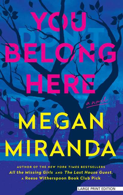 Large print paperback of "You Belong Here" by Large Print Press, showing the book cover with title and author text.