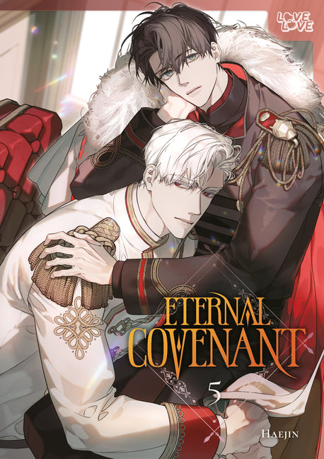 Paperback of Eternal Covenant, Volume 5 by Tokyopop Lovelove, featuring the book cover with artwork and title.