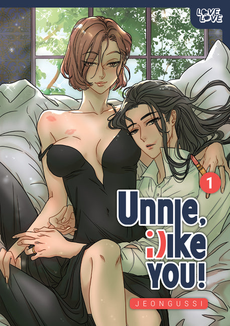Paperback of Unnie, I Like You! Volume 1 by Tokyopop Lovelove featuring colorful cover art with manga-style characters.
