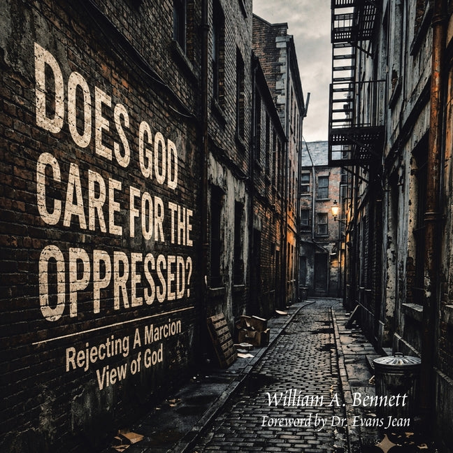 Paperback book titled "Does God Care for the Oppressed?" by Authorhouse, featuring the cover with religious and social themes.