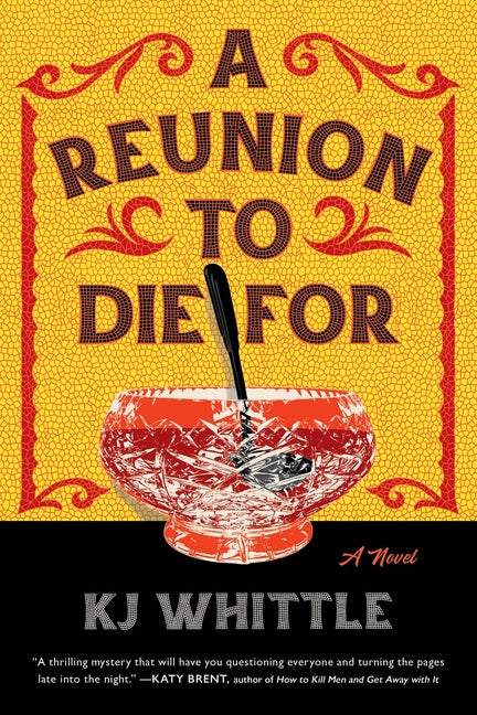 Paperback copy of "A Reunion to Die For" by Sourcebooks Landmark, featuring the book cover with title and author details.