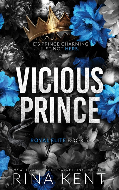 Paperback of Vicious Prince novel by Bloom Books, showing the book cover with dark and dramatic artwork.