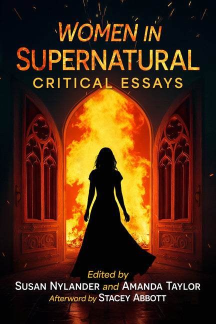Paperback book titled "Women in Supernatural: Critical Essays" by McFarland & Company, showing the cover design and title.