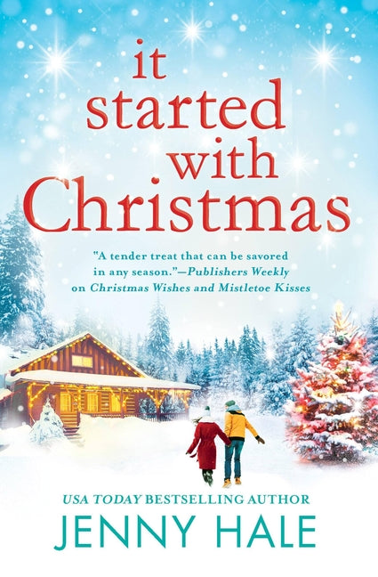 Paperback copy of "It Started with Christmas" by Forever, showing the book cover with festive holiday design.