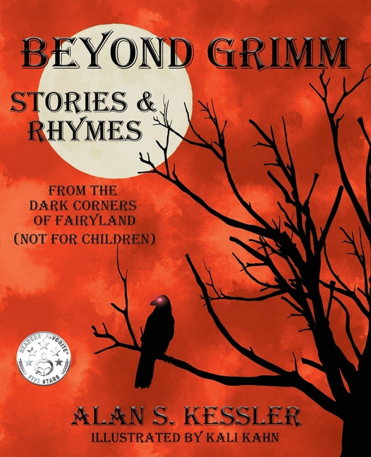 Paperback book titled "Beyond Grimm: Stories & Rhymes from the Dark Corners of Fairyland" by Rootstock Publishing, featuring dark fairy tales.