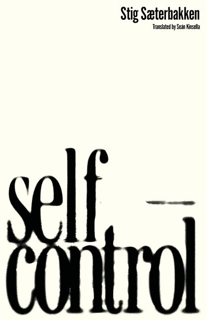 Paperback of Self-Control novel by Dalkey Archive Press, showing the book cover with title and author details.