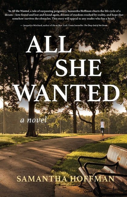 Paperback copy of "All She Wanted" by Ten16 Press, featuring the book cover with title and author details.