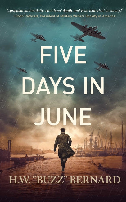 Paperback of "Five Days in June" by Severn River Publishing, showing the book cover with title and author details.