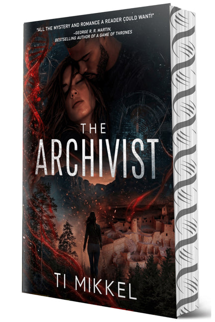 Paperback book titled The Archivist by City Owl Press, featuring a cover with vintage-inspired artwork.