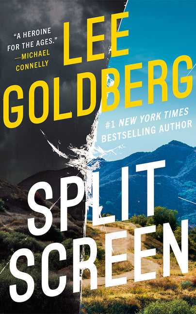 Paperback of "Split Screen" by Thomas & Mercer showing the front cover with title and author text.