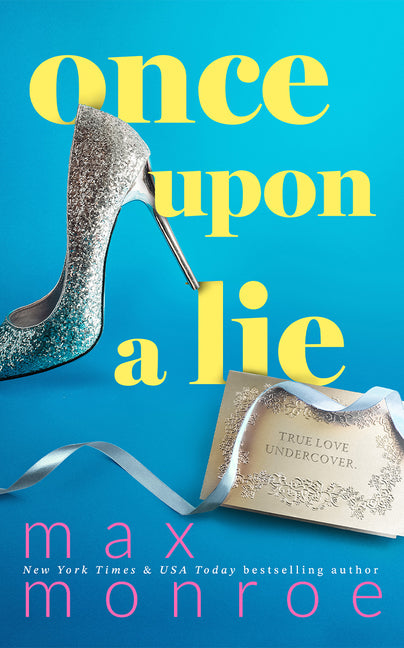 Paperback of "Once Upon a Lie" by Montlake, showing the book cover with title and author details.