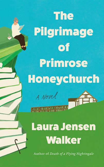 Paperback cover of "The Pilgrimage of Primrose Honeychurch" by Lake Union Publishing with floral artwork and title text.