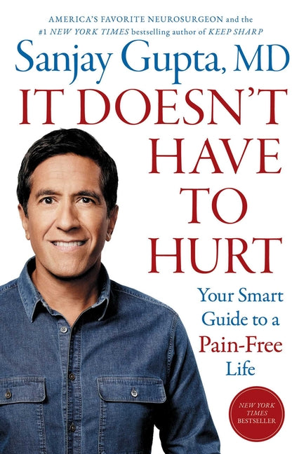 Paperback book titled "It Doesn't Have to Hurt: Your Smart Guide to a Pain-Free Life" by Simon & Schuster, with a colorful cover.