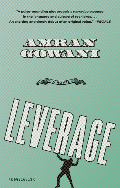 Paperback copy of "Leverage" by Atria Books, featuring the book cover with title and author text.