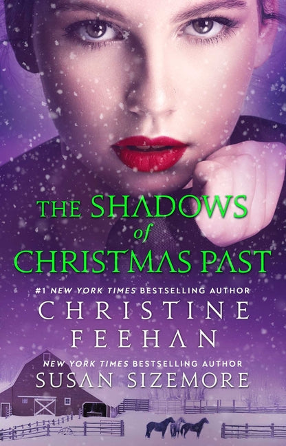 Paperback copy of The Shadows of Christmas Past by Gallery Books, featuring the book cover with festive holiday imagery.