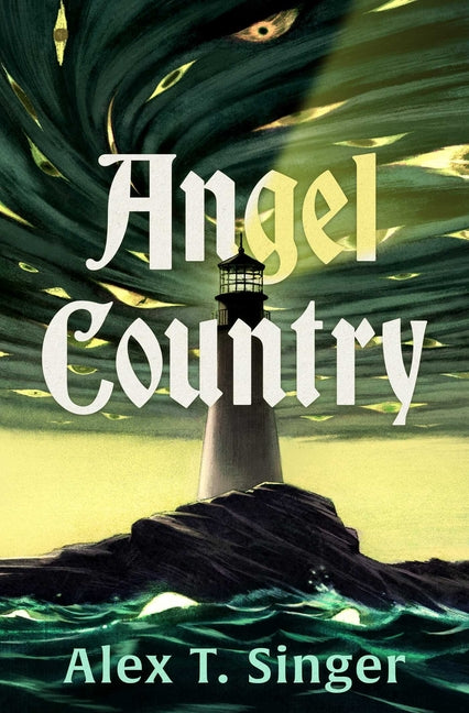 Paperback of Angel Country book by S&s/Saga Press, featuring cover art with angelic and rural landscape elements.