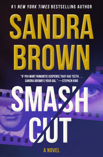Paperback version of Smash Cut novel by Simon & Schuster, showing the book cover with bold title and author details.