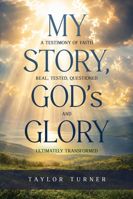 Paperback of "My Story, God's Glory" by Lucid Books, featuring a cover with religious-themed artwork and title text.