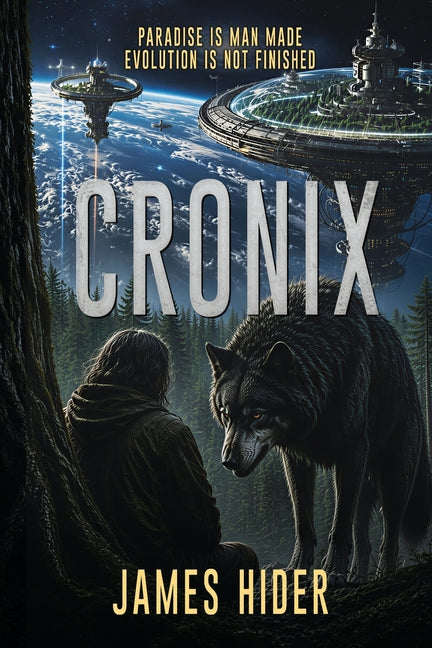 Paperback of Cronix novel by Black Rose Writing, featuring the book cover with title and author details.