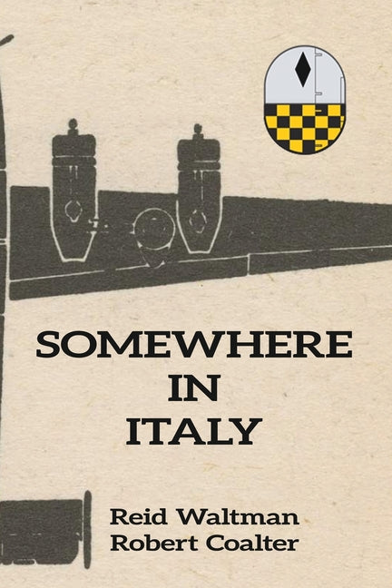 Paperback book titled "Somewhere in Italy" by Blurb, featuring a cover with scenic Italian landscape and vibrant colors.